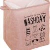 Merkloos Wasmand XL - Roze - 43 X 32 X 50 Cm - Opbergzak Kleding En Dekbed - Wasmand Groot - Multifunctionele XL Opbergtas - Speelgoedzak - Speelgoed Opberger Opbergzak - Kleding Waszak -Schone Winkel 1014x1200 3