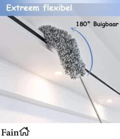 Fain® Plumeau Met Telescoopsteel – Grijs – 80 Tot 280 Cm - Uitschuifbaar – Wasbaar - Flexibel 360° Draaibaar – Duster - Microvezel Ragebol 25 Fain® Plumeau Met Telescoopsteel – Grijs – 80 Tot 280 Cm - Uitschuifbaar – Wasbaar - Flexibel 360° Draaibaar – Duster - Microvezel Ragebol -Schone Winkel 1033x1200