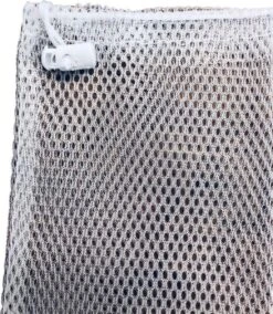 Orange85 Waszak - Groot - XL - 60 X 90 CM - Wit - Treksysteem - Trekbandsluiting - Polyester - Wasnet - Laundry Bag - Voor Kleding -Schone Winkel 1043x1200