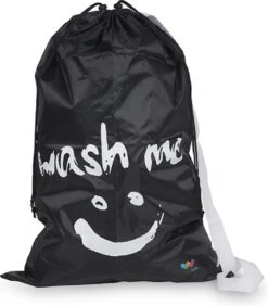 Wonair - Waszak Groot - 60x90cm - Zwart - Met Trekkoord En Draagband