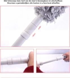 Plumeau/met Telescoopsteel/uitschuifbaar/microvezel Buigbare Borstelkop/9 X 126cm Max-lengte179cm 14 Plumeau/met Telescoopsteel/uitschuifbaar/microvezel Buigbare Borstelkop/9 X 126cm Max-lengte179cm -Schone Winkel 1076x1200 2