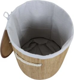 Orange85 Wasmand - Met Deksel - Rond Bamboe - 48 Liter - Bruin - 35x50 Cm - Wasmanden -Schone Winkel 1109x1200 4