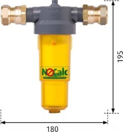 NoCalc CombiCompact PRO Starter Set - Incl. Sensor En Patroon - Waterontharder - Waterontkalker -Schone Winkel 1116x1200