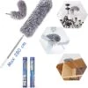 Fain® Plumeau Met Telescoopsteel – Grijs – 80 Tot 280 Cm - Uitschuifbaar – Wasbaar - Flexibel 360° Draaibaar – Duster - Microvezel Ragebol -Schone Winkel 1138x1200 3
