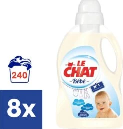 Le Chat Baby Gel Vloeibaar Wasmiddel - Voordeelverpakking - 240 Wasbeurten