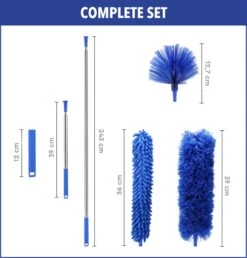 Telescopische Plumeau – Uitschuifbaar – Microvezel – Set Van 3 Opzetstukken – Stoffer – Ragebol -Schone Winkel 1147x1200 3