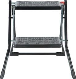 Huishoudtrap Opstapje Handy Zwart 2 Treden -Schone Winkel 1153x1200