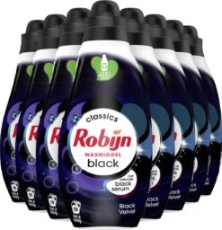 Robijn Klein & Krachtig Black Velvet Vloeibaar Wasmiddel - 8 X 19 Wasbeurten - Voordeelverpakking -Schone Winkel 1156x1200