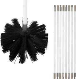 Antuza | Schoorsteenveegset | Schoorsteenreiniger | Schoorsteen Borstel | 9 Meter