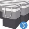 Draagbare Wasmand Met Versterkte Handgrepen - Set Van 3 X 75L Inhoud - Opvouwbaar - Waszakken Voor Wasgoed - Wassorteerder - Organizer Kleding - Wasbox 2 Draagbare Wasmand Met Versterkte Handgrepen - Set Van 3 X 75L Inhoud - Opvouwbaar - Waszakken Voor Wasgoed - Wassorteerder - Organizer Kleding - Wasbox -Schone Winkel 1161x1200 1