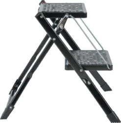 Huishoudtrap Opstapje Handy Zwart 2 Treden -Schone Winkel 1182x1200 2