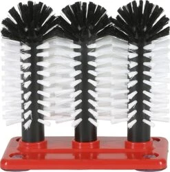 Bar Professional Spoelborstel Kunststof Voet - 3-delig