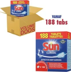 SUN® Sun Professional Vaatwastabletten - 188 Stuks -Schone Winkel 1195x1200 3