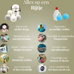 Goodlifehacks Originele XL 6 Stuks Drogerballen - Wasbollen - Wasverzachter - Zero Waste Dryerballs - Duurzaam - Herbruikbare Droogballen - Wit & Grijs - Energie Besparen 18 Goodlifehacks Originele XL 6 Stuks Drogerballen - Wasbollen - Wasverzachter - Zero Waste Dryerballs - Duurzaam - Herbruikbare Droogballen - Wit & Grijs - Energie Besparen -Schone Winkel 1198x1200 15