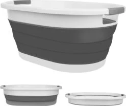 Merkloos Opvouwbare Siliconen Mand - Wasmand - Babybadje - Opbergmand - Opbergbox 25L - Ideaal Voor Camping Of Appartement -Schone Winkel 1200x1005 4