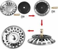 Afvoerzeef Roestvrijstaal - Gootsteen Zeef - Gootsteen Stopper - RVS - 80mm 8 Afvoerzeef Roestvrijstaal - Gootsteen Zeef - Gootsteen Stopper - RVS - 80mm -Schone Winkel 1200x1007 1