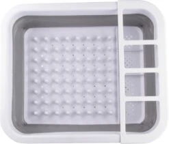 Merkloos Afdruiprek Voor Afwas - Afwasrek - Opvouwbaar - Inklapbaar - Compact - Vaatwasrek Met Bestekrekje -Schone Winkel 1200x1024