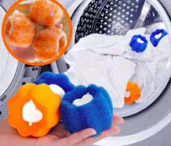 Merkloos Wasbol - Kat - Haarverwijderaar Voor Huisdieren - Haarverwijderaar - Wasbollen Voor Wasmachine - Wasbollen - 6 Stuks - Drogerballen. -Schone Winkel 1200x1027