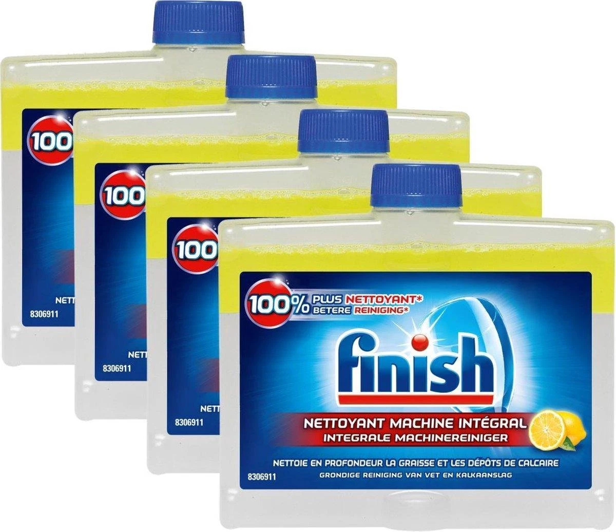 Finish Integrale Machinereiniger Citroen Vaatwasser - 4x 250 ML - Voordeelpak 10 Finish Integrale Machinereiniger Citroen Vaatwasser - 4x 250 ML - Voordeelpak - Afbeelding 8