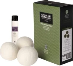 Lavayette XL Drogerballen Met 25ml Wasparfum - WasdrogerBallen – Droogballen – Wasbol – 100% Nieuw-Zeelands Schapenwol – Milieu- En Diervriendelijk – 6 Stuks