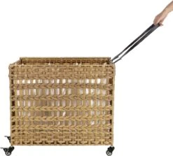 Segenn's Handgeweven Wasmand - Wasmand Van Polyrotan - Met 3 Vakken - Deksel En Handvatten - Uitneembare Vakken - Woonkamer - Slaapkamer - Wasruimte - Natuurlijke Kleur -Schone Winkel 1200x1081 1