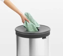 Brabantia Wasmand - 60 L - Matt Steel Met Kunststof Deksel -Schone Winkel 1200x1081 2