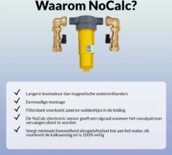 NoCalc CombiCompact PRO Starter Set - Incl. Sensor En Patroon - Waterontharder - Waterontkalker -Schone Winkel 1200x1085 2