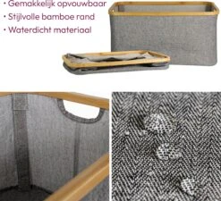 Gadgy Opvouwbare Wasmand - Heupwasmand 45 L - Opbergmand - Wasbox - Wasmanden - Grijs 19 Gadgy Opvouwbare Wasmand - Heupwasmand 45 L - Opbergmand - Wasbox - Wasmanden - Grijs -Schone Winkel 1200x1094 1