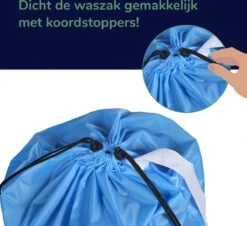 Wonair - Grote Waszak - 60x90cm - Hemelsblauw - Met Trekkoord En Draagband -Schone Winkel 1200x1097 2
