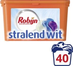 Robijn Stralend Wit 3 In 1 Wascapsules Speciaal Voor De Witte Was - 40 Wasbeurten Kwartaalbox -Schone Winkel 1200x1098 1