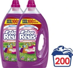 2x Witte Reus Vloeibaar Wasmiddel Color Reus 5 Liter 15 2x Witte Reus Vloeibaar Wasmiddel Color Reus 5 Liter -Schone Winkel 1200x1117