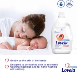 Lovela Baby - Hypoallergeen Wasmiddel Voor Het Wassen Van Gekleurde Baby- En Kinderkleding - 1.45 Liter -Schone Winkel 1200x1120 1