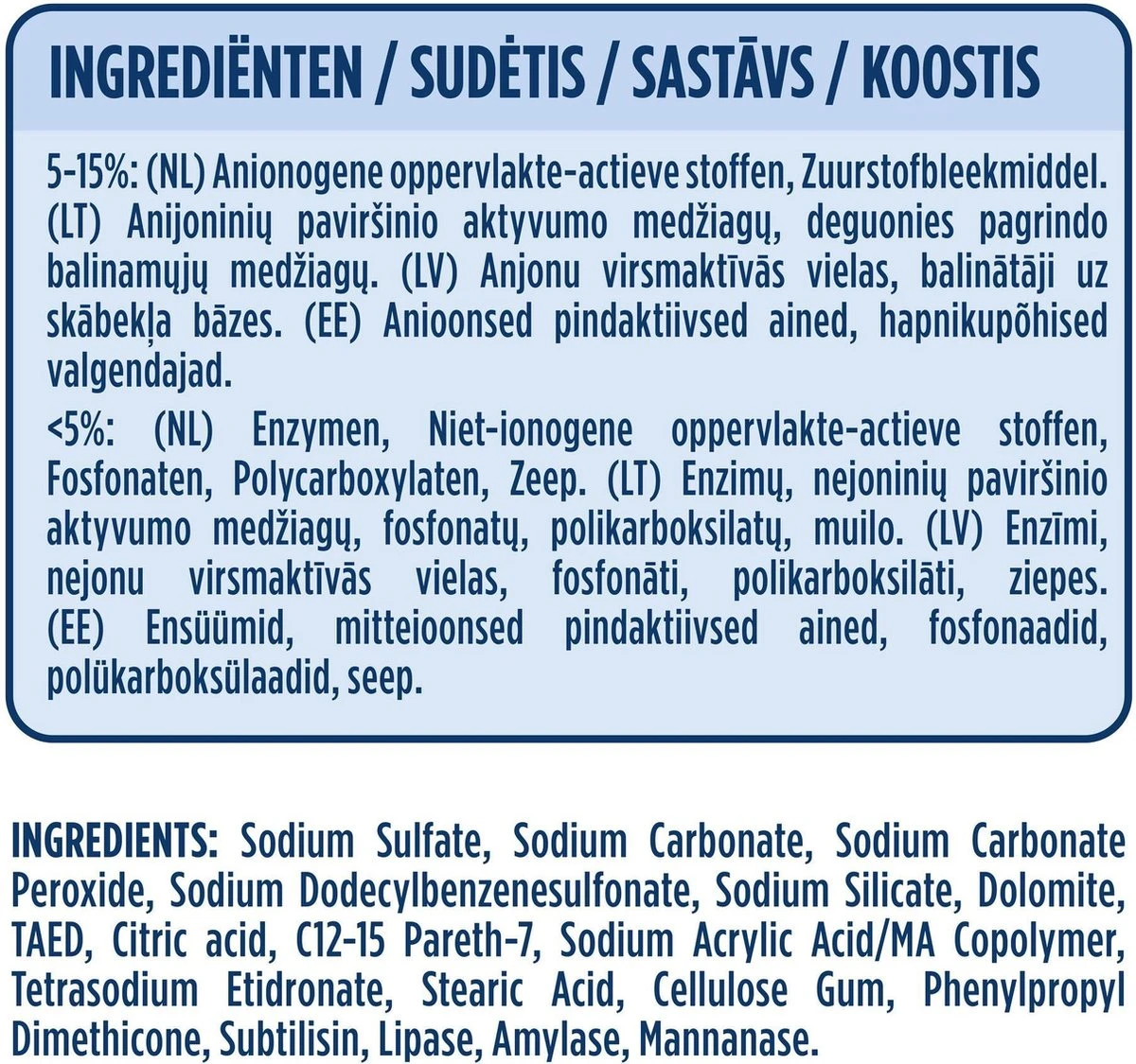 Neutral 0% Wit Parfumvrij Waspoeder - 45 Wasbeurten - Wasmiddel 7 Neutral 0% Wit Parfumvrij Waspoeder - 45 Wasbeurten - Wasmiddel - Afbeelding 5