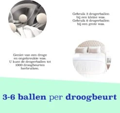 Casa Calma Drogerballen (6 Stuks) - Inclusief Opbergzakje - 100% Natuurlijk Schapenwol - Droger Ballen - Zero Waste Wasverzachter Bollen - Energiebesparend Drogen Met Droogbollen - Dryer Balls - Diervriendelijk & Milieuvriendelijk - Energie Besparen -Schone Winkel 1200x1132 1