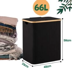 BrandtBergkamp Wasmand Zwart - 2 Stuks - Opvouwbare Wasmand - Wassorteerder - 150L -Schone Winkel 1200x1136 1