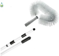 Ragebol Driehoek Met Telescoopsteel, Plumeau Uitschuifbaar Tot 6 Meter