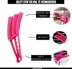 Jaloezie Reiniger - Lamellen Reiniger - Plumeau - Roze - Inclusief Voegenreiniger -Schone Winkel 1200x1145 1