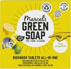 Marcel's Green Soap Vaatwastabletten Grapefruit & Limoen - 25 Stuks -Schone Winkel 1200x1162 2