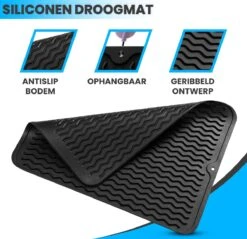Bangosa Afdruipmat - Vaat Afwas Droogmat - Siliconen 50 X 40 -Schone Winkel 1200x1163