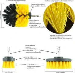 Merkloos Kibani 3 Delige Borstelset Voor Boormachine - Schrobborstel - Polypropyleen - Borstel Boormachine - Schuurborstel - Automatische Reiniging - Reinigingsborstels Voor Boormachine - Schoonmaakborstel 13 Merkloos Kibani 3 Delige Borstelset Voor Boormachine - Schrobborstel - Polypropyleen - Borstel Boormachine - Schuurborstel - Automatische Reiniging - Reinigingsborstels Voor Boormachine - Schoonmaakborstel -Schone Winkel 1200x1164 3