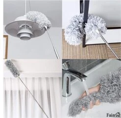 Fain® Plumeau Met Telescoopsteel – Grijs – 80 Tot 280 Cm - Uitschuifbaar – Wasbaar - Flexibel 360° Draaibaar – Duster - Microvezel Ragebol 21 Fain® Plumeau Met Telescoopsteel – Grijs – 80 Tot 280 Cm - Uitschuifbaar – Wasbaar - Flexibel 360° Draaibaar – Duster - Microvezel Ragebol -Schone Winkel 1200x1170 6
