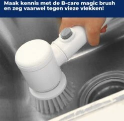 B-care Magic Brush - Elektrische Multifunctionele Schoonmaakborstel - 7 Opzetstukken - Wasborstel - Poetsmachine - Schrobborstel - Handborstel - Werkborstel - Schrobber - Boorborstel - Reinigingsborstel 23 B-care Magic Brush - Elektrische Multifunctionele Schoonmaakborstel - 7 Opzetstukken - Wasborstel - Poetsmachine - Schrobborstel - Handborstel - Werkborstel - Schrobber - Boorborstel - Reinigingsborstel -Schone Winkel 1200x1170 9