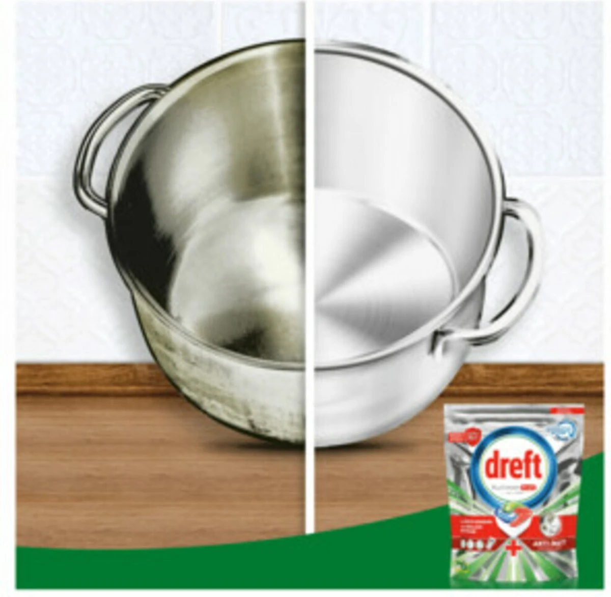 Dreft Platinum Plus All In One - Vaatwastabletten - Citroen - Voordeelverpakking 5 X 16 Stuks 5 Dreft Platinum Plus All In One - Vaatwastabletten - Citroen - Voordeelverpakking 5 X 16 Stuks - Afbeelding 3