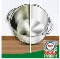 Dreft Platinum Plus All In One Deep Clean - Vaatwastabletten - Voordeelverpakking 5 X 16 Stuks -Schone Winkel 1200x1173 6