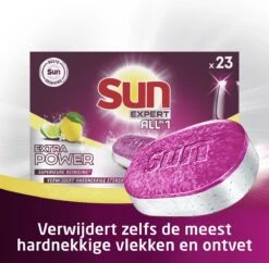 SUN® Sun All-In-1 Extra Power Lemon Vaatwastabletten - 6 X 23 Tabletten - Voordeelverpakking -Schone Winkel 1200x1176 4