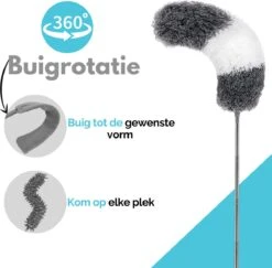 VAIVE Plumeau Uitschuifbaar - Stoffer - Duster - Ragebol Met Telescoopsteel -Schone Winkel 1200x1179 6