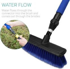 Navaris Telescopische Autowasborstel - Watergevoerde Wasborstel Voor Auto's En Ramen Met Uitschuifbare Lange Handgreep En Zachte Haren - Blauw -Schone Winkel 1200x1182 8