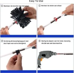 Kibani Schoorsteenborstel 7 Meter - Schoorsteenreiniger - Schoorsteenveger - Schoorsteenveegset - Schoorsteen Borstel - Veegkit - Borstelset Voor Boormachine - Boormachine 13 Kibani Schoorsteenborstel 7 Meter - Schoorsteenreiniger - Schoorsteenveger - Schoorsteenveegset - Schoorsteen Borstel - Veegkit - Borstelset Voor Boormachine - Boormachine -Schone Winkel 1200x1189 10