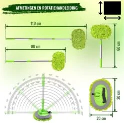 Merkloos Professionele Telescopische Wasborstel + Tonova Pen - Auto Schoonmaakborstel - Anti Slip - Auto, Caravan & Camper - Uitschuifbaar - Groen -Schone Winkel 1200x1190 6