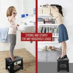 Buxibo - Kruk - Krukje - Keukentrap - Keukentrapje - Opvouwbaar Trapje - Keuken/Badkamer/Schuur Trapje - 29 X 24 X 40cm -Schone Winkel 1200x1193 6